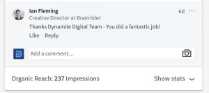 review snippet from linkedin